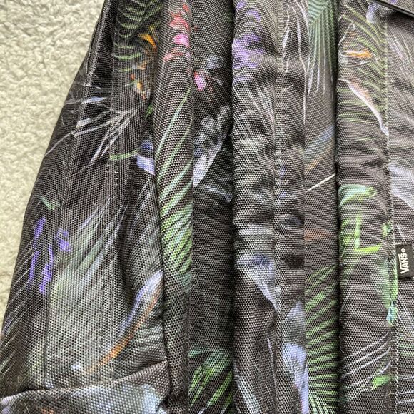 Vans Off The Wall Backpack Book Bag Floral Tropical - Picture 10 of 12